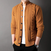 SCHOLAR PREMIUM KNIT CARDIGAN WITH STAND COLLAR