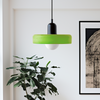 BAUHAUS PENDANT LAMP – COLORED GLASS LIGHT WITH MODERN ARTISTIC DESIGN