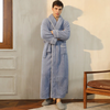 FLEECECOMFORT – MEN'S WINTER FLANNEL ROBE FOR WARMTH AND STYLE