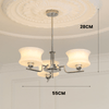 BELUE - VINTAGE-INSPIRED CHANDELIER FOR DINING ROOMS