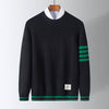 VARSITY PREMIUM SWEATER – LUXURIOUS SOFT-TOUCH WOOL WITH SPORTY DETAILING