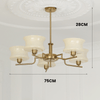 BELUE - VINTAGE-INSPIRED CHANDELIER FOR DINING ROOMS