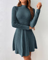 FASHIONABLE LONG-SLEEVE DRESS FOR WOMEN – ELEGANT & ECO-FRIENDLY COMFORT