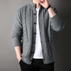 SCHOLAR PREMIUM KNIT CARDIGAN WITH STAND COLLAR