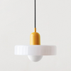 BAUHAUS PENDANT LAMP – COLORED GLASS LIGHT WITH MODERN ARTISTIC DESIGN