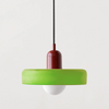 BAUHAUS PENDANT LAMP – COLORED GLASS LIGHT WITH MODERN ARTISTIC DESIGN