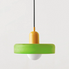 BAUHAUS PENDANT LAMP – COLORED GLASS LIGHT WITH MODERN ARTISTIC DESIGN