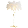 FEATHERLIGHT – ELEGANT OSTRICH FEATHER FLOOR LAMP FOR LUXURIOUS INTERIORS