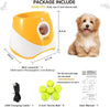 AUTOMATIC DOG TENNIS BALL LAUNCHER - FETCH THROWER MACHINE FOR ACTIVE PET PLAY, INDOOR & OUTDOOR USE