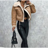 ELEONORA - WOMEN LEATHER JACKET WITH FLEECE LINING