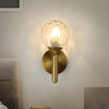 CLAIR WALL LAMP WITH ENGRAVED GLASS