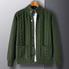 SCHOLAR PREMIUM KNIT CARDIGAN WITH STAND COLLAR