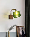 CAMELA WALL LAMP – RUSTIC ELEGANCE WITH ART GLASS DESIGN