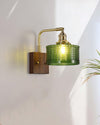 CAMELA WALL LAMP – RUSTIC ELEGANCE WITH ART GLASS DESIGN