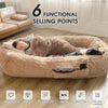 HUMAN-SIZE DOG BED – ULTIMATE COZY NAP BED FOR HUMANS WITH ANTI-ANXIETY DESIGN