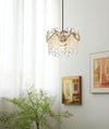 FLOWER GLASS PENDANT LIGHT - ELEGANT FLORAL DESIGN