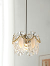 FLOWER GLASS PENDANT LIGHT - ELEGANT FLORAL DESIGN