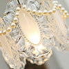 FLOWER GLASS PENDANT LIGHT - ELEGANT FLORAL DESIGN