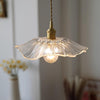 FLOWER GLASS PENDANT LIGHT - RETRO CHARM FOR MODERN HOMES