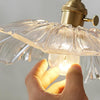 FLOWER GLASS PENDANT LIGHT - RETRO CHARM FOR MODERN HOMES