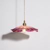 FLOWER GLASS PENDANT LIGHT - RETRO CHARM FOR MODERN HOMES