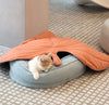 LEAF SHAPE DOG BLANKET, COZY MULTI-FUNCTIONAL PET BLANKET