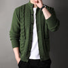 SCHOLAR PREMIUM KNIT CARDIGAN WITH STAND COLLAR