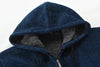 MIKKEL - HOODED MEN'S WOOL JACKET