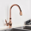 GLAMFAUCET – LUXURY GOLD KITCHEN FAUCET WITH PULL-DOWN SPRAY