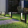 ALUGLANZ MODERN ALUMINUM OUTDOOR PILLAR LIGHT