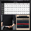 MEN'S LAPEL FAUX TWO-PIECE KNITTED SHIRT - STYLISH LONG SLEEVE CASUAL TOP