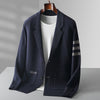 HERITAGE EXECUTIVE BLAZER CARDIGAN – LUXURIOUS COMFORT MEETS CLASSIC STYLE