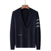 HERITAGE EXECUTIVE BLAZER CARDIGAN – LUXURIOUS COMFORT MEETS CLASSIC STYLE