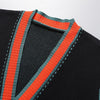 HERITAGE PALETTE CARDIGAN – LUXURIOUS WARMTH WITH CONTRASTING TRIM