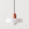 BAUHAUS COLORED GLASS PENDANT LAMP - MODERN & ARTISTIC DESIGN