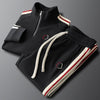 HYPE PREMIUM QUARTER-ZIP TRACKSUIT SET – TEXTURED DESIGN AND SPORTY STYLE