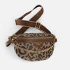 Aurora - Leopard Print Leather Crossbody Belt Bag