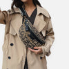 Aurora - Leopard Print Leather Crossbody Belt Bag