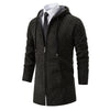 MIKKEL - HOODED MEN'S WOOL JACKET