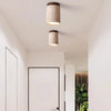 ÉCLATPIERRE – MODERN RECESSED TRAVERTINE CHANDELIER FOR HALLWAYS AND STAIRS