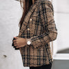 TOVE - CHIC CHECKED WOMEN BLAZER