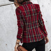 TOVE - CHIC CHECKED WOMEN BLAZER