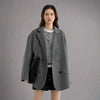 CHIC WOMEN'S DOUBLE-BREASTED WOOLEN COAT - LOOSE RETRO CASUAL JACKET FOR OFFICE & OUTERWEAR