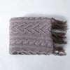 HEARTCOZY – LUXURIOUS KNITTED CHENILLE THROW BLANKET FOR BED AND SOFA