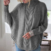 KNIT BATWING SLEEVE TURTLENECK SWEATER - WOMEN'S WINTER CASUAL PULLOVER