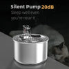 2L STAINLESS STEEL AUTOMATIC PET WATER DISPENSER - FOUNTAIN WITH SENSOR & OPTIONAL HEATER