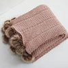 HEARTCOZY – LUXURIOUS KNITTED CHENILLE THROW BLANKET FOR BED AND SOFA