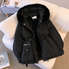 SAFIYA - FLEECE LINED COAT WITH FAUX FUR HOOD