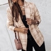 TOVE - CHIC CHECKED WOMEN BLAZER