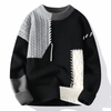 RONAN PATCHWORK SWEATER FOR MEN – COMFORT AND STYLE COMBINED